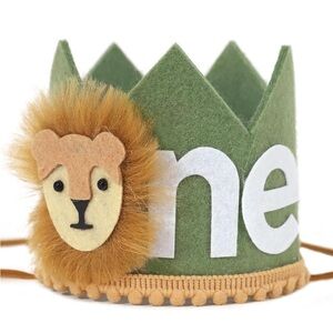 Safari Birthday Crown One 1️⃣ Fisrt Year